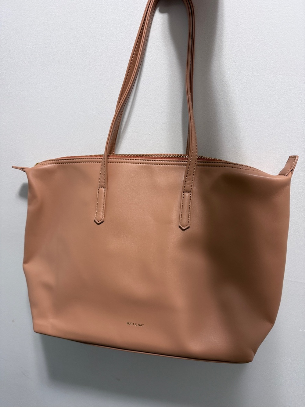 Matt & Nat Vegan Leather Tote in Warm Tan
